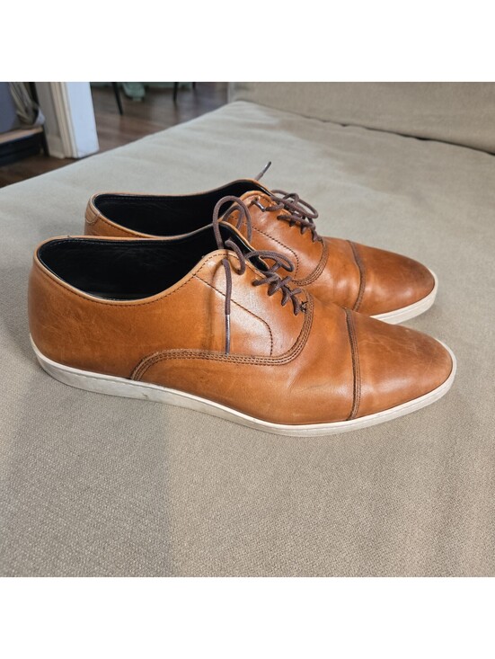 Allen Edmonds Other - Allen Edmonds Park Avenue Cap-Toe Sneakers Mens Size 9.5 D Leather 4322 Shoes